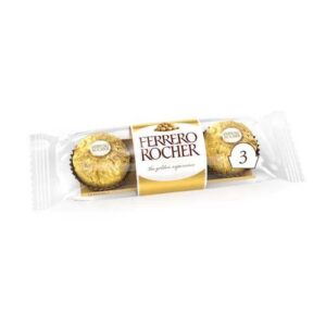 Chocolate Ferrero Rocher – Caixa com 3 unidades